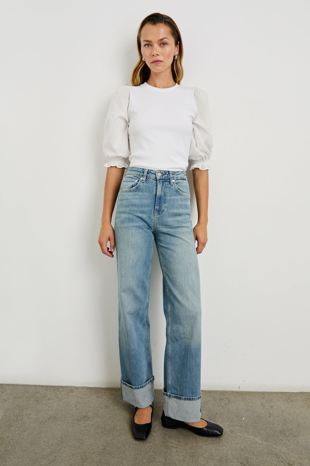 LANDYN TOP - WHITE| Rails on sale