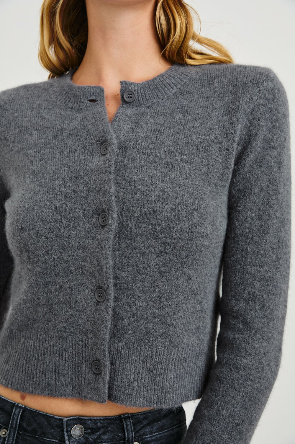 MATILDA CARDIGAN - CHARCOAL| Rails discount