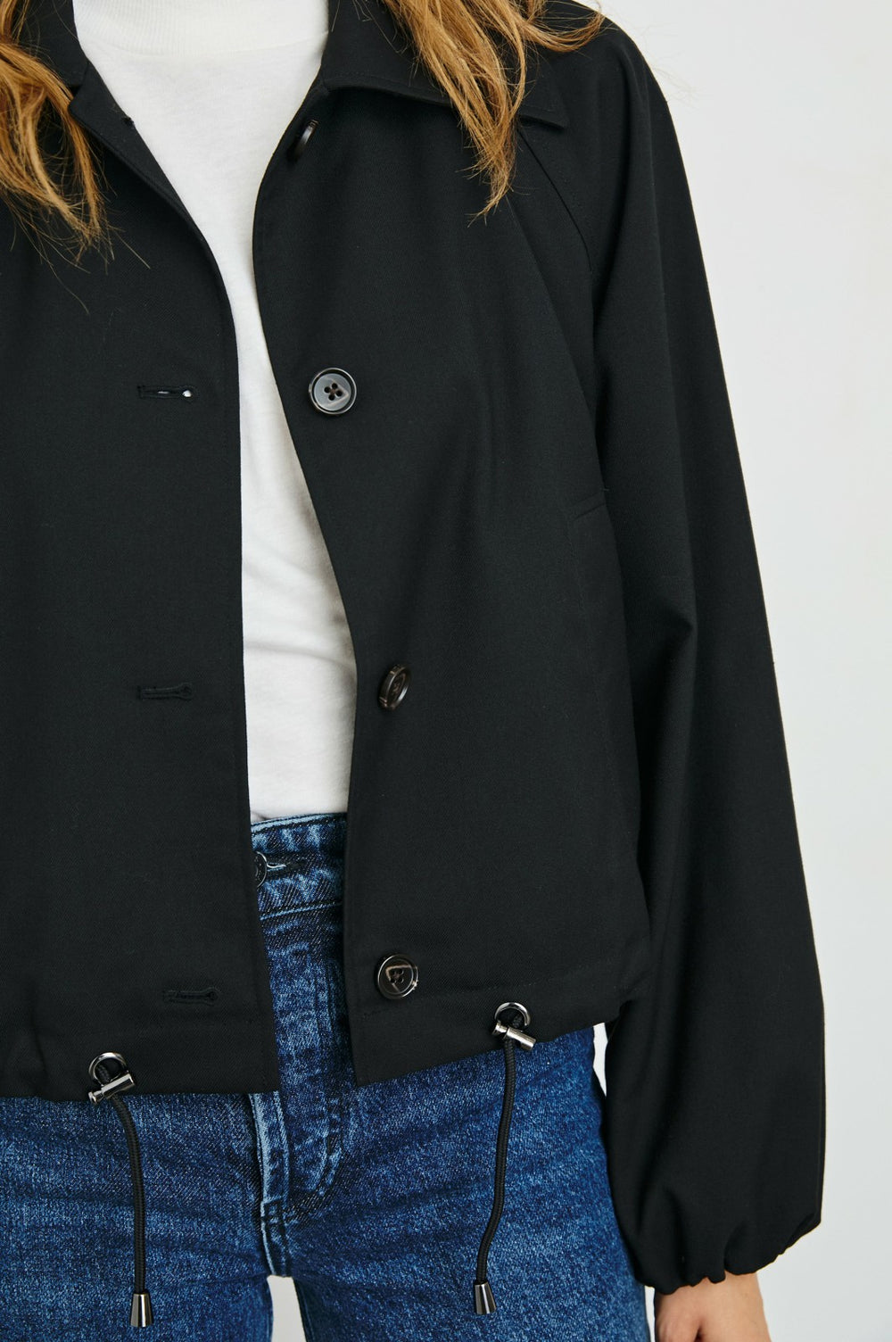 NORTH JACKET - BLACK TWILL| Rails online