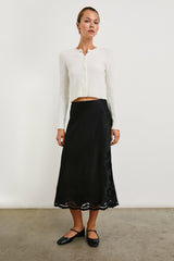 ANYA SKIRT - BLACK EYELET| Rails US