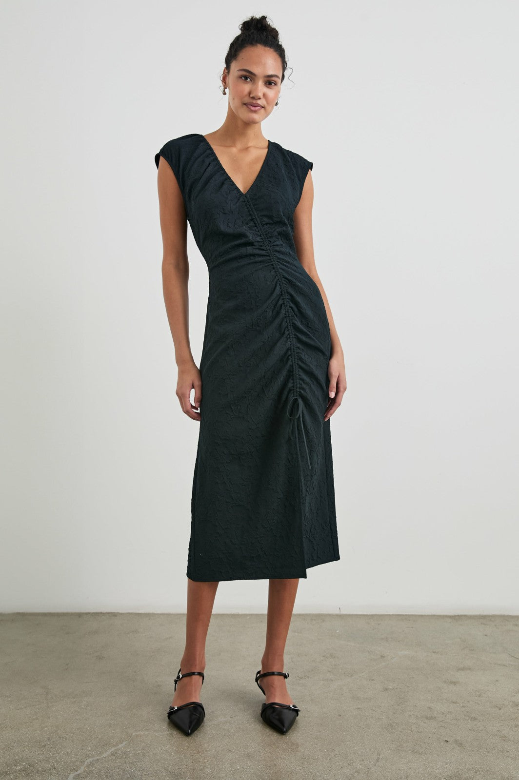 AUREN DRESS - BLACK JACQUARD| Rails for sale