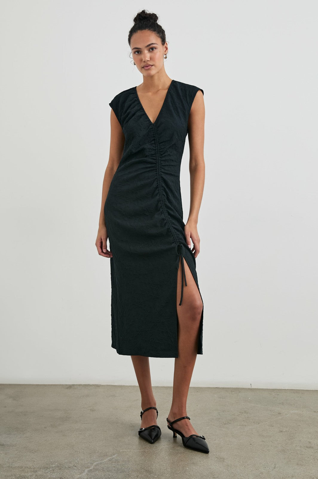 AUREN DRESS - BLACK JACQUARD| Rails for sale