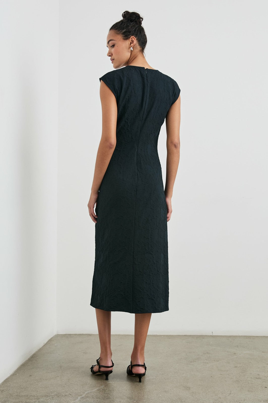 AUREN DRESS - BLACK JACQUARD| Rails for sale