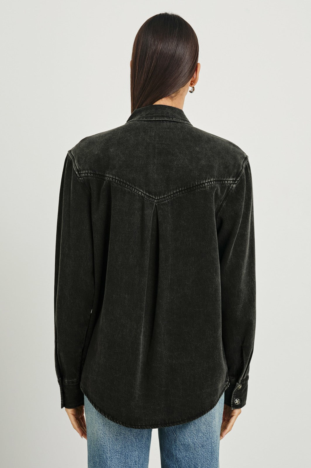 AUGUST SHIRT JACKET - FADED BLACK| Rails sale