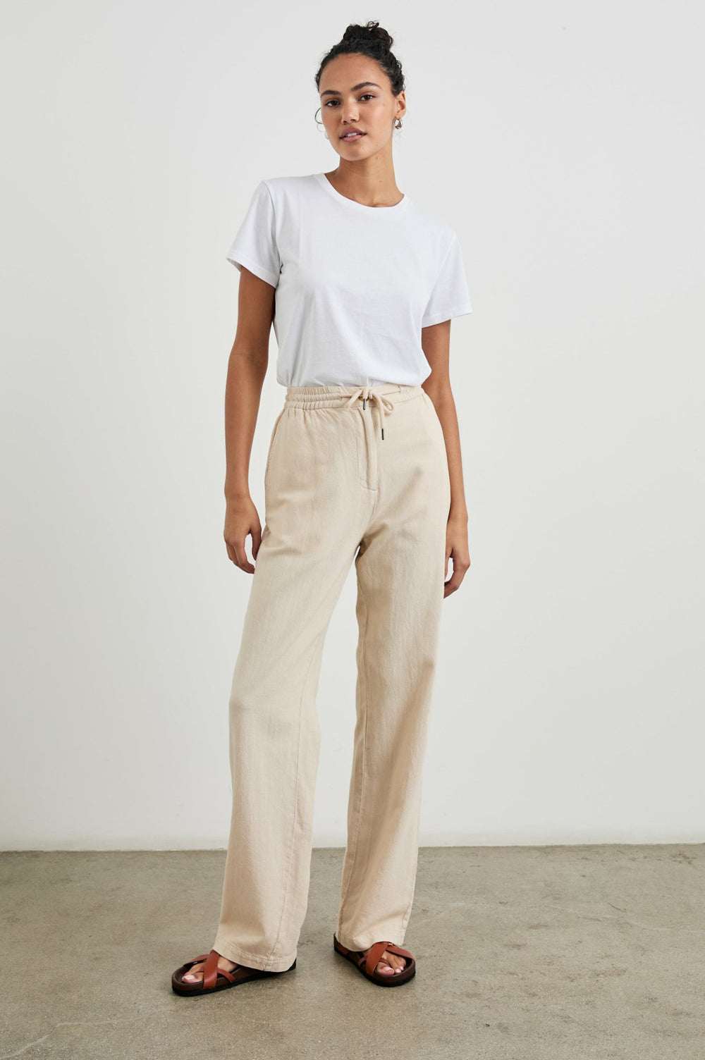 BROOKLYN PANT - STONE| Rails online