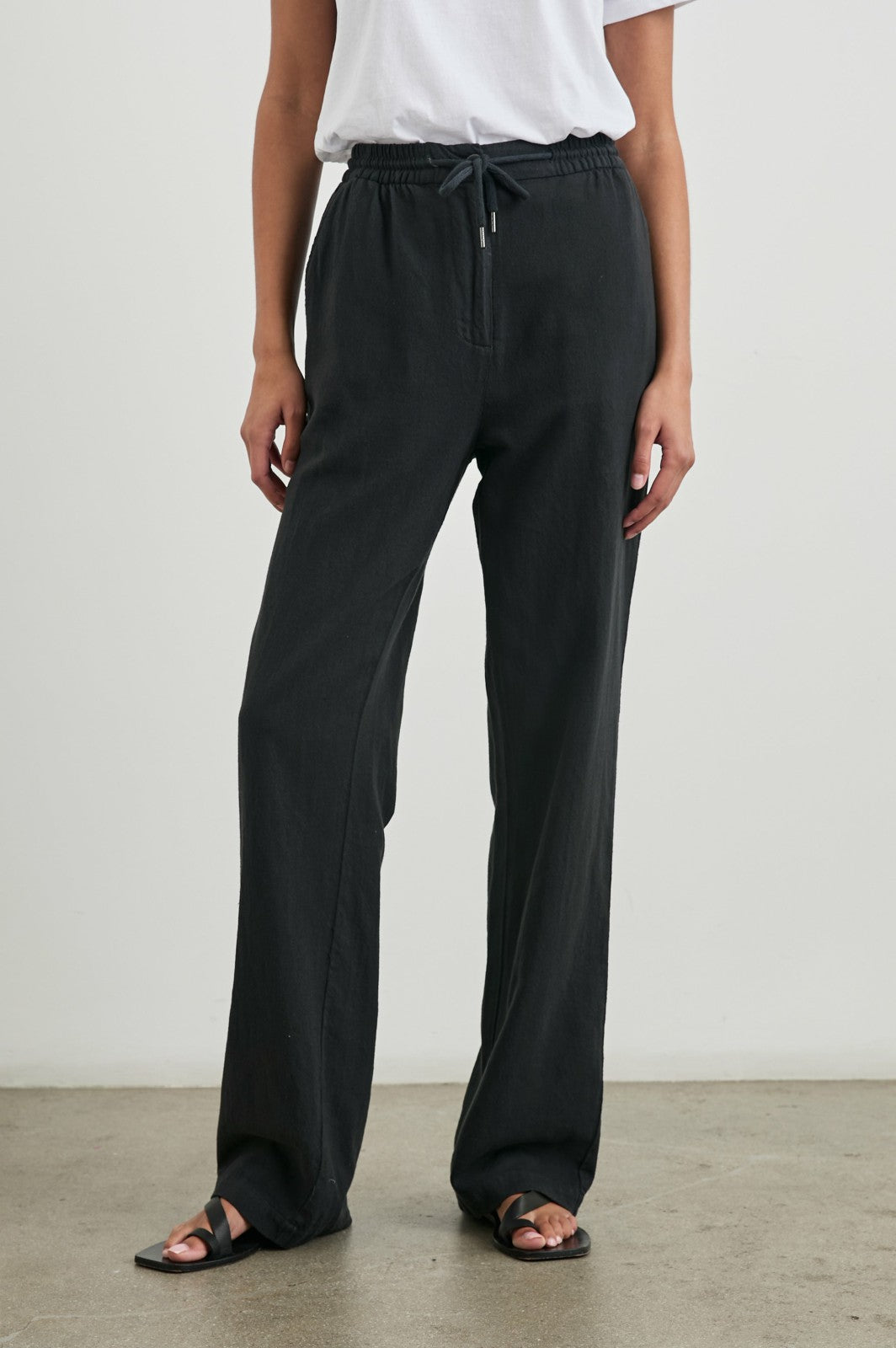 BROOKLYN PANT - WASHED BLACK| Rails online