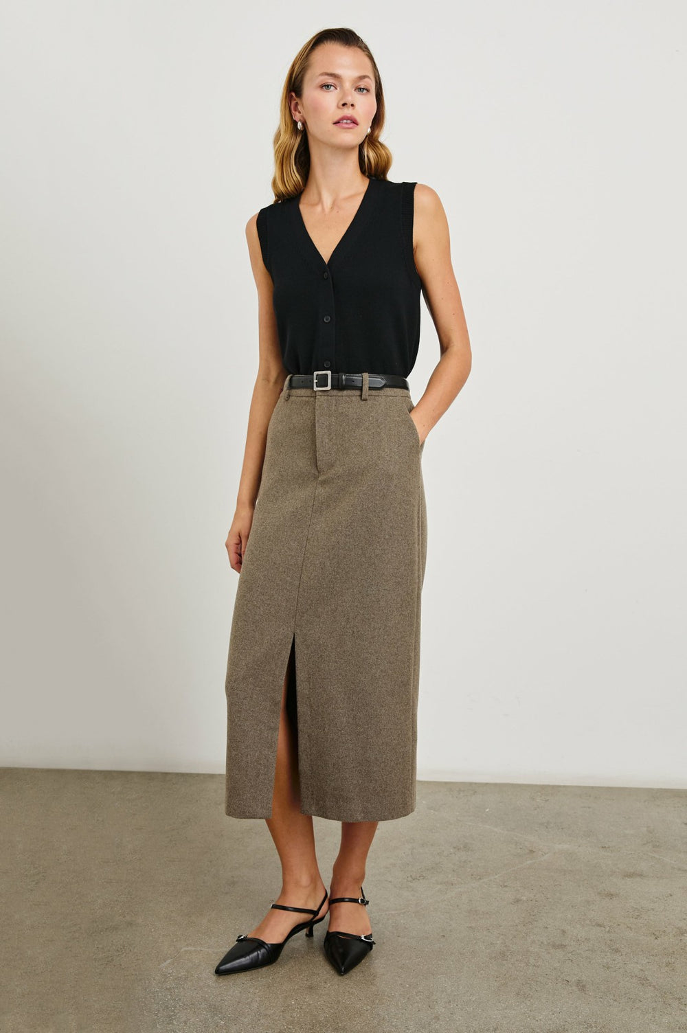 CAROLINA SKIRT - HAZELNUT| Rails outlet
