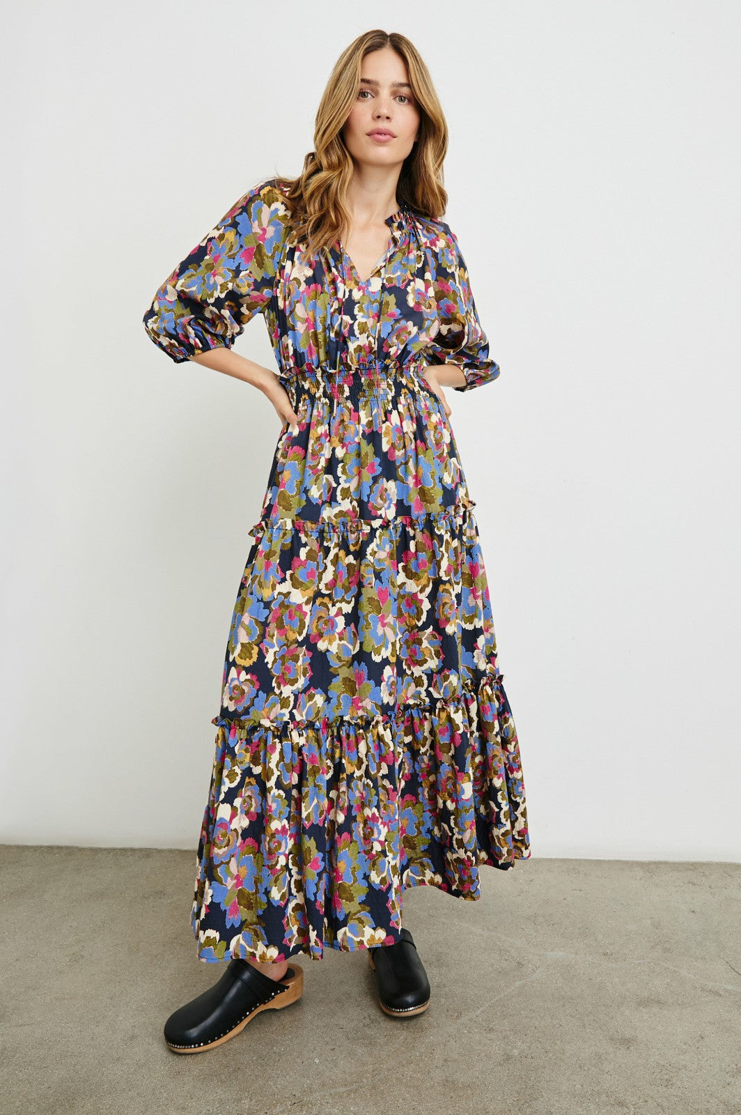 CATERINE DRESS - NAVY WILDFLOWER| Rails sale
