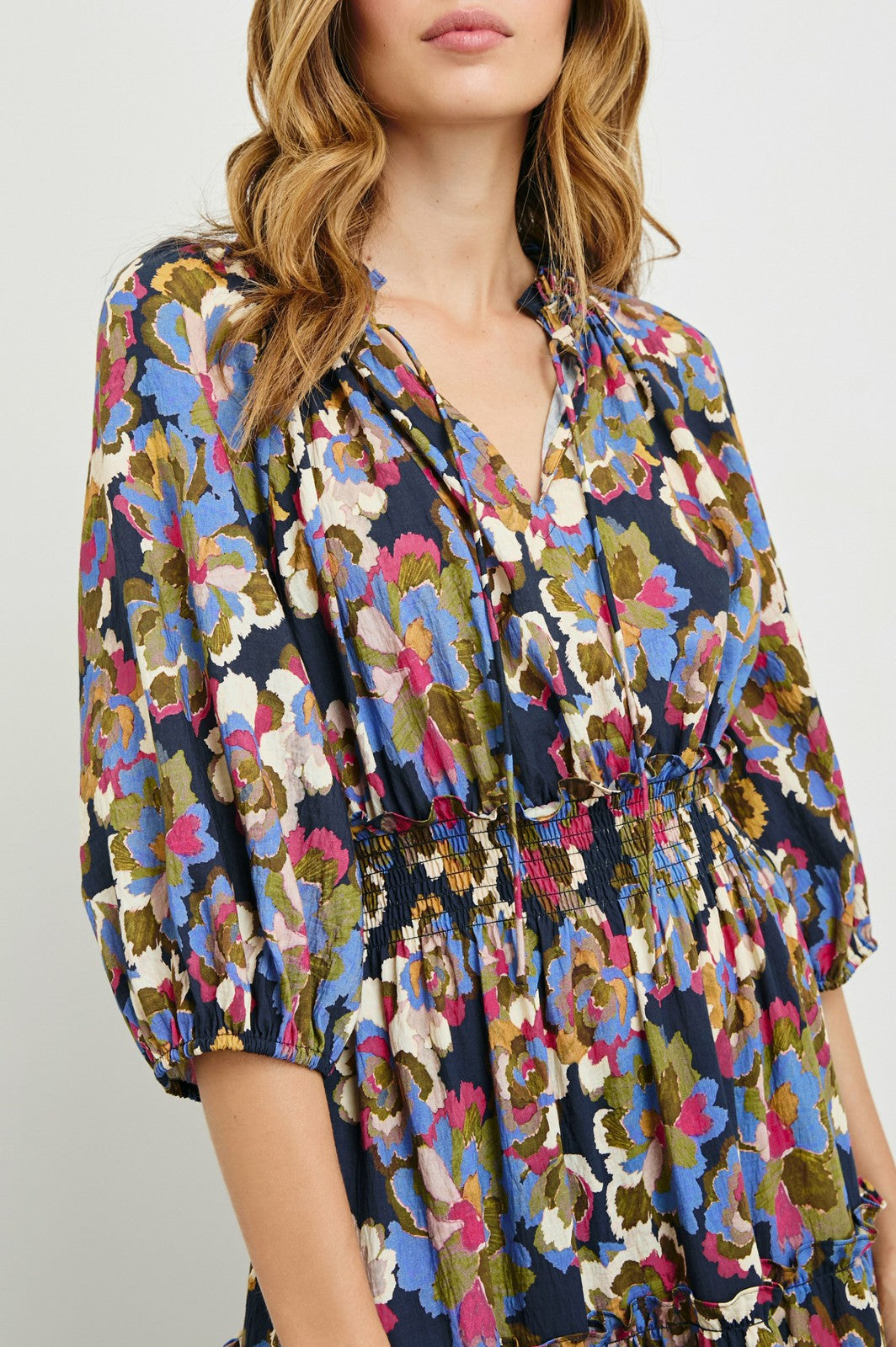 CATERINE DRESS - NAVY WILDFLOWER| Rails sale