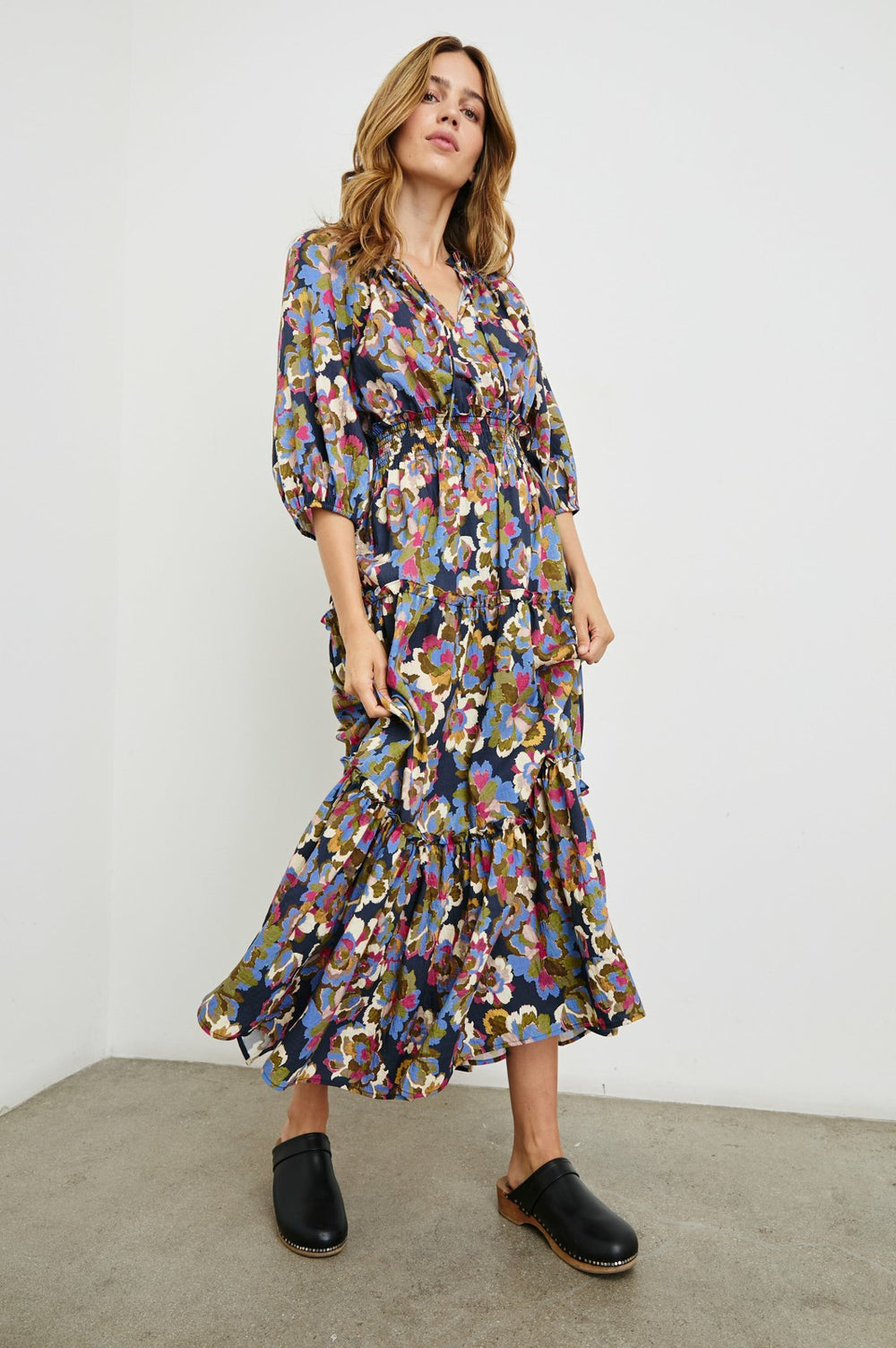 CATERINE DRESS - NAVY WILDFLOWER| Rails sale