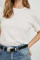 COTTON CASHMERE T-SHIRT - WHITE| Rails near me