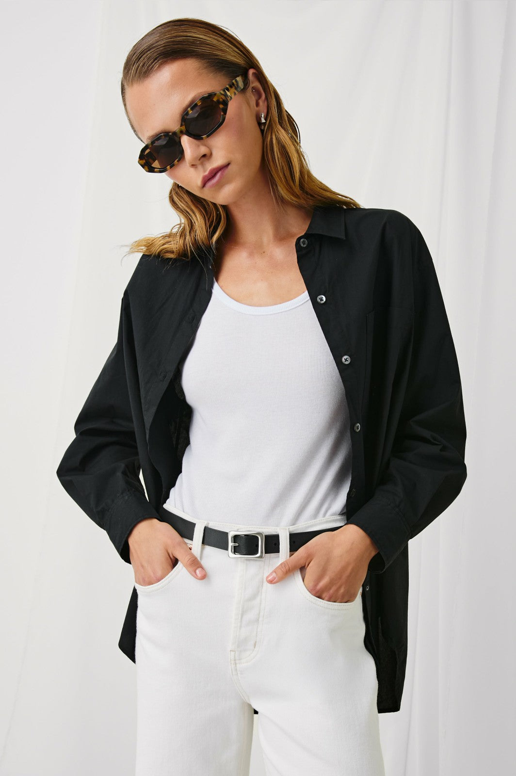 ELSA SHIRT - BLACK| Rails sale