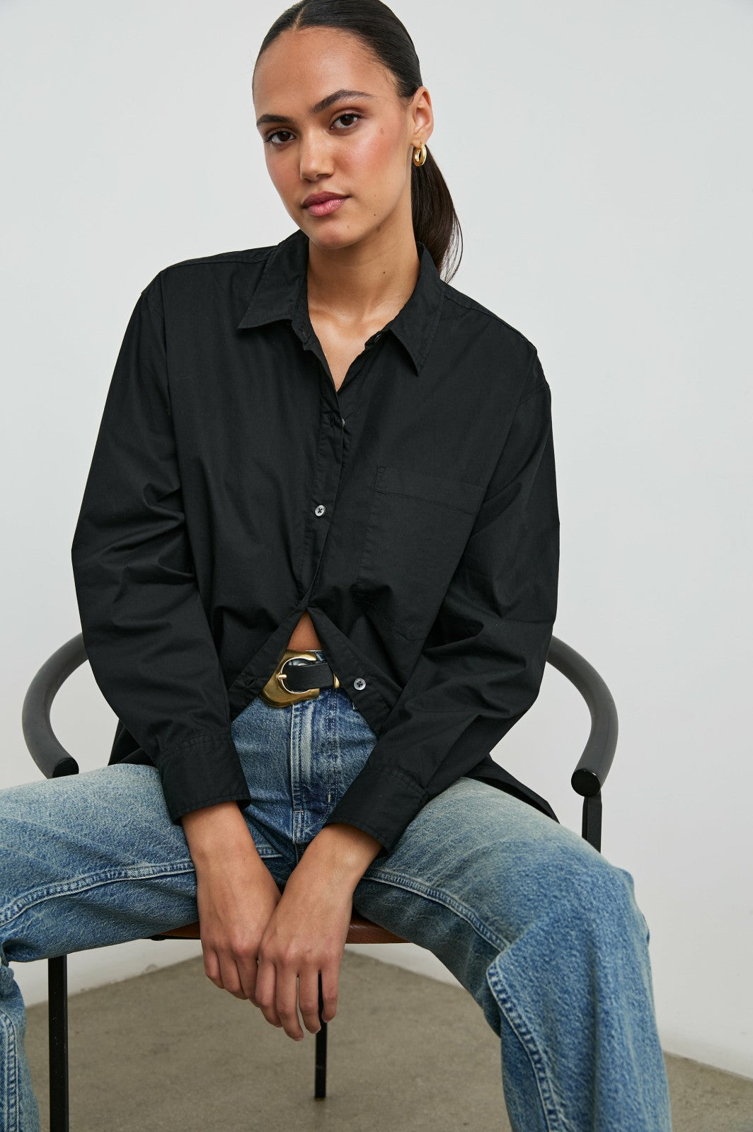 ELSA SHIRT - BLACK| Rails sale