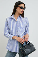 ELSA SHIRT - MARINER WHITE STRIPE| Rails near me