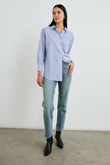 ELSA SHIRT - MARINER WHITE STRIPE| Rails near me