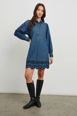 FERNANDA DRESS - DARK VINTAGE WASH| Rails for sale