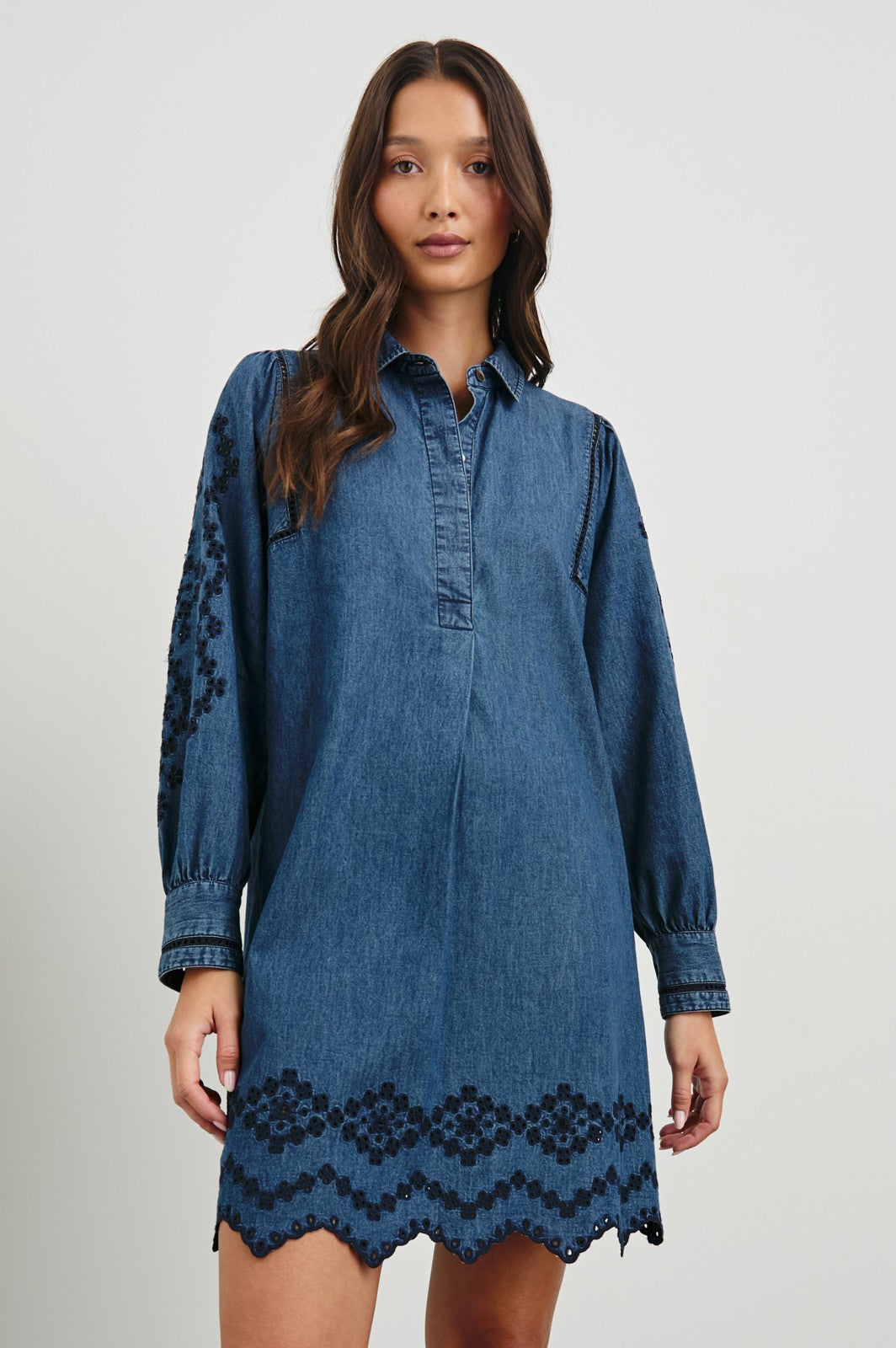FERNANDA DRESS - DARK VINTAGE WASH| Rails for sale
