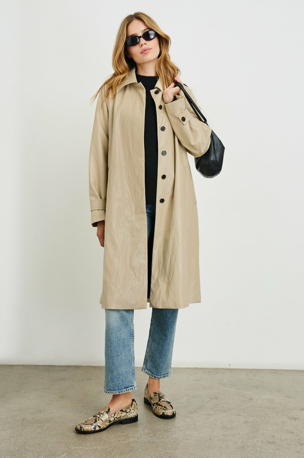 HILLS JACKET - DUNE FAUX LEATHER| Rails on sale