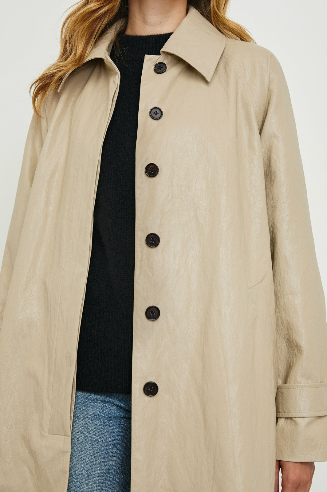 HILLS JACKET - DUNE FAUX LEATHER| Rails on sale