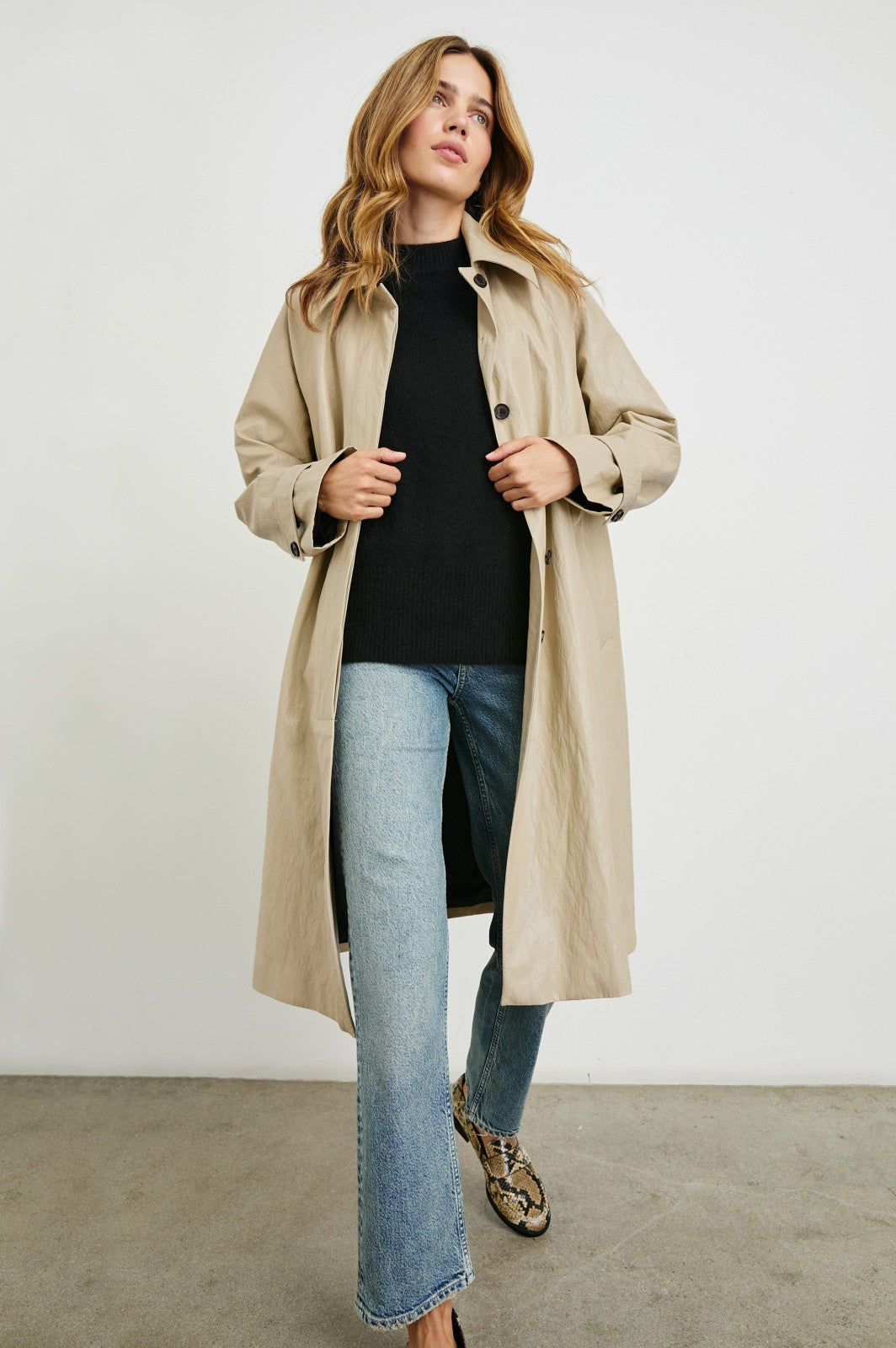 HILLS JACKET - DUNE FAUX LEATHER| Rails on sale