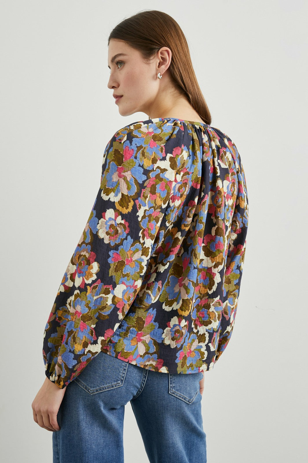INDI TOP - NAVY WILDFLOWER| Rails for sale