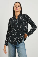 KATE SHIRT - BLACK STAR CHAIN| Rails discount