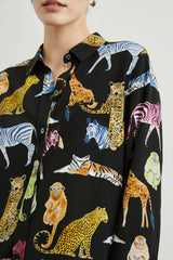 KATE SHIRT - ILLUSTRATED ANIMALS| Rails discount