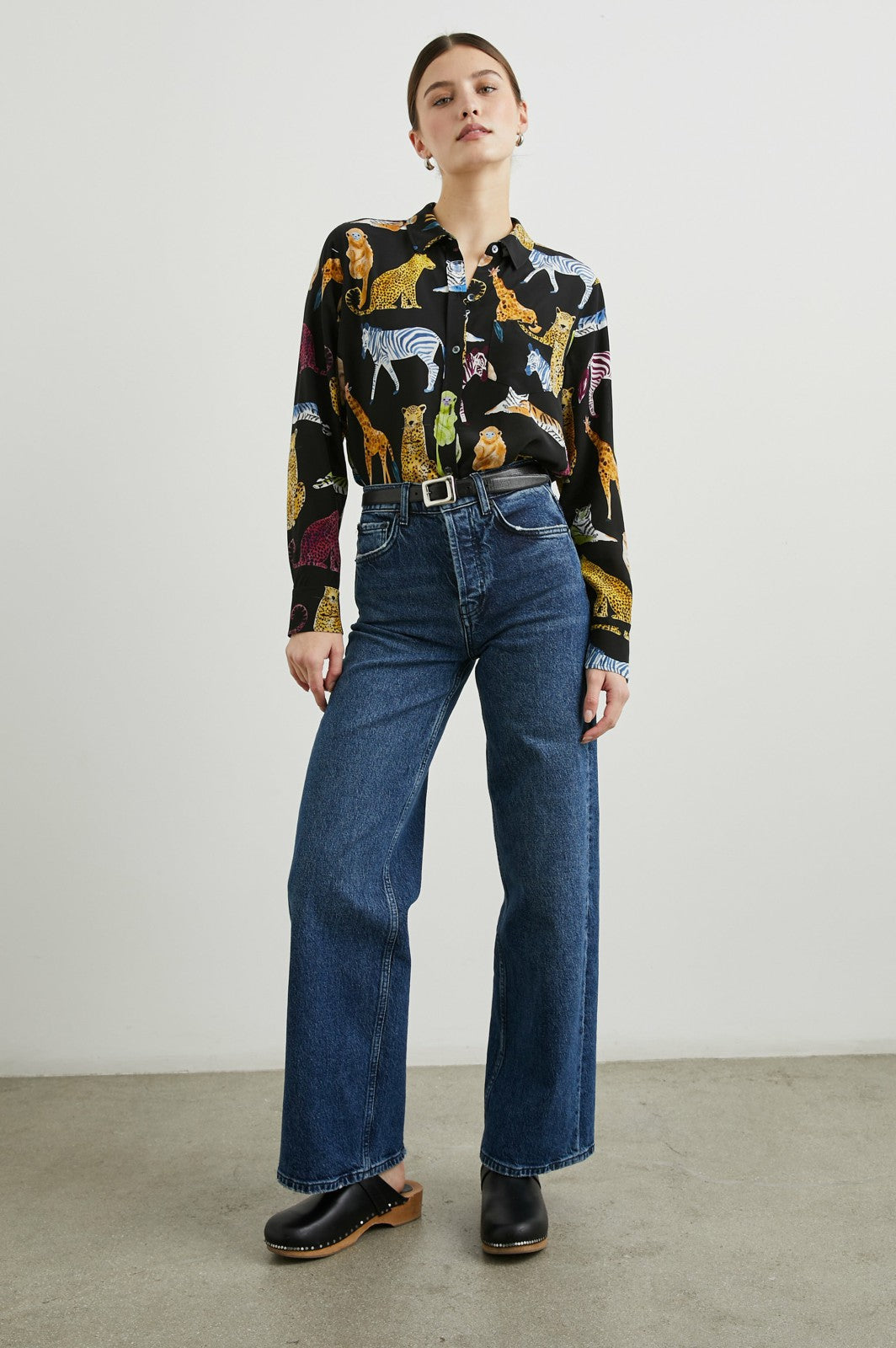 KATE SHIRT - ILLUSTRATED ANIMALS| Rails discount