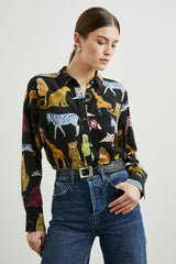 KATE SHIRT - ILLUSTRATED ANIMALS| Rails discount