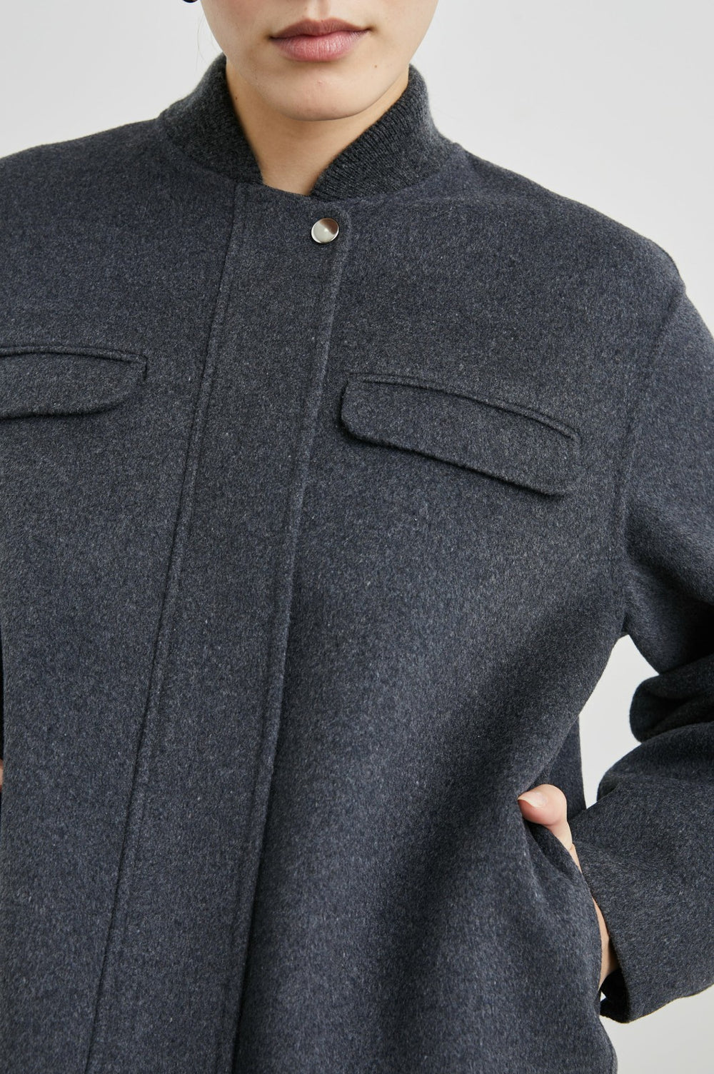 KINSLEY JACKET- CHARCOAL| Rails outlet