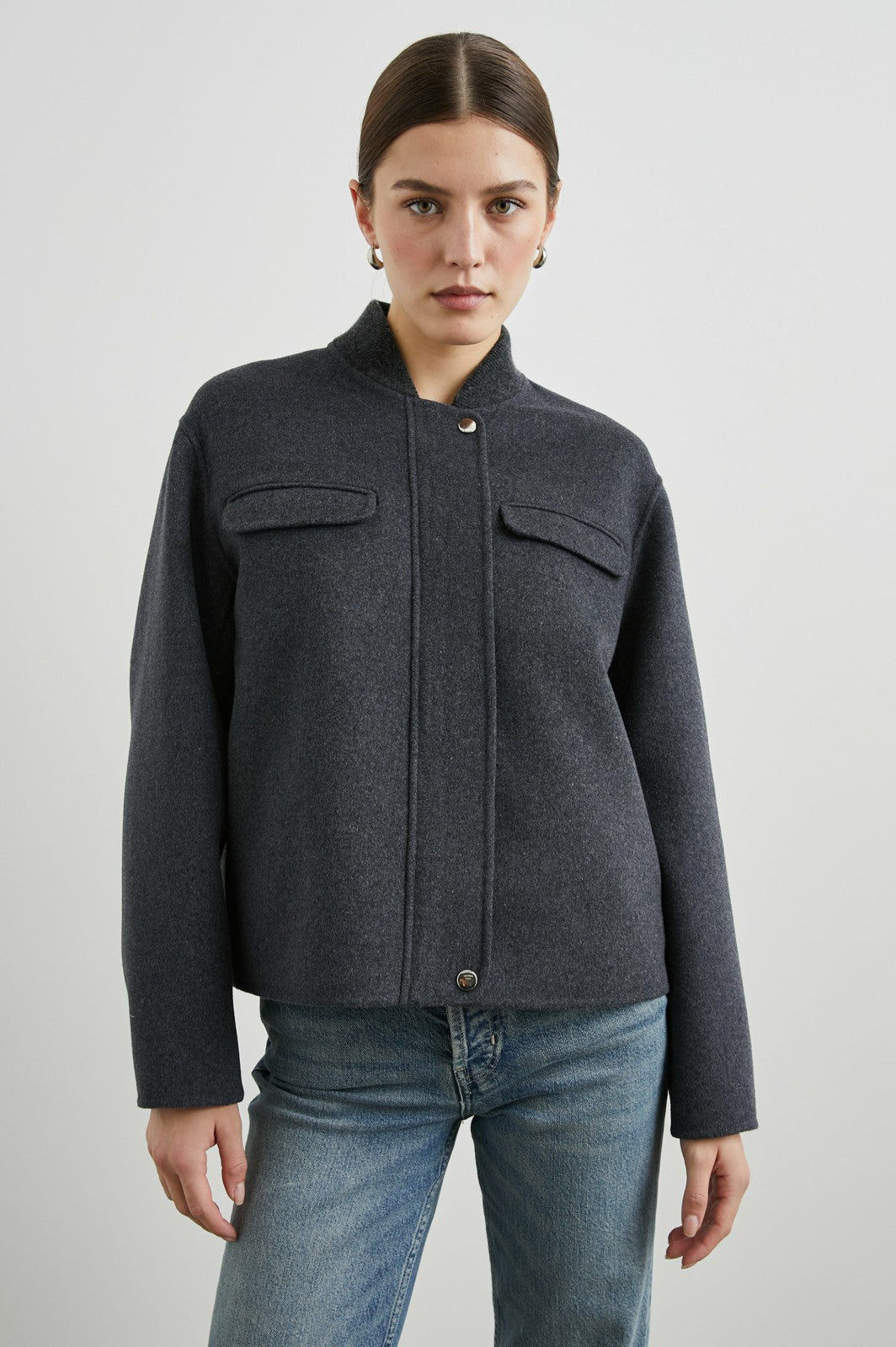 KINSLEY JACKET- CHARCOAL| Rails outlet
