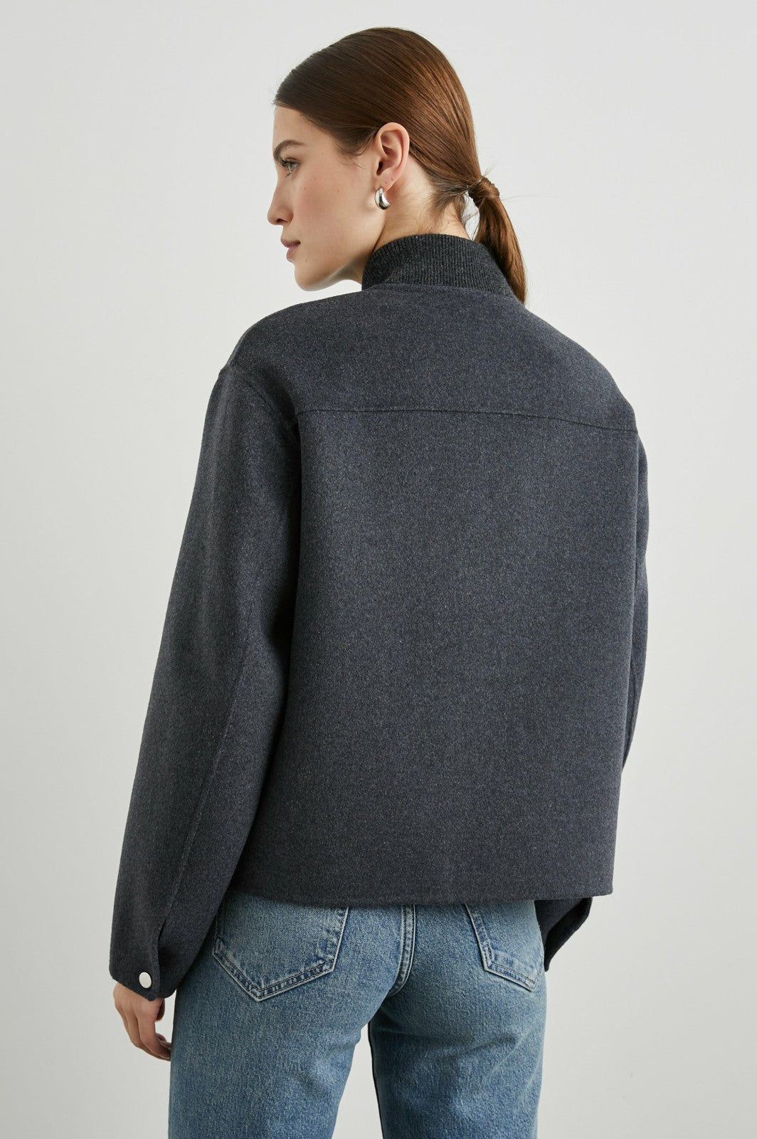 KINSLEY JACKET- CHARCOAL| Rails outlet