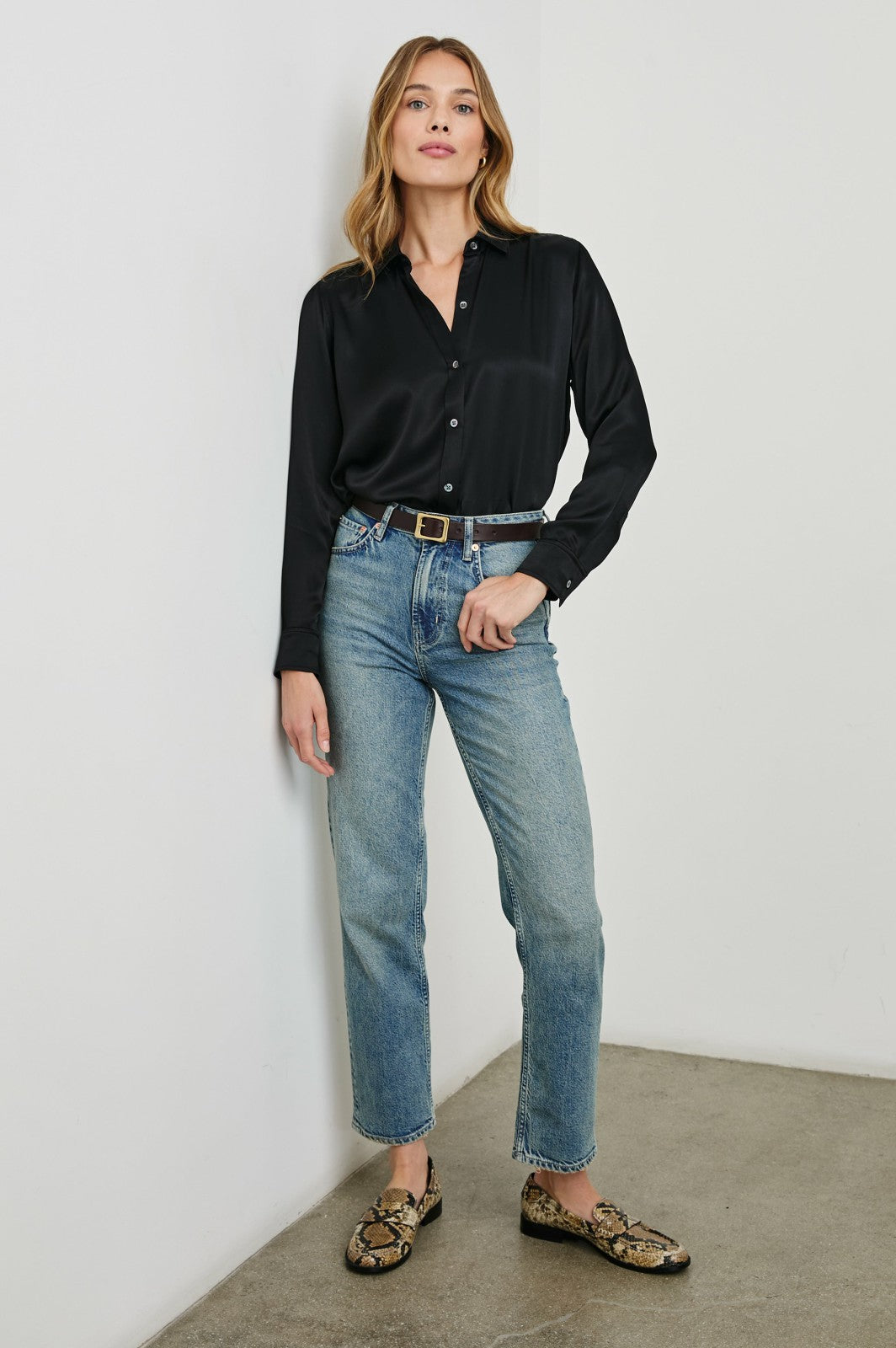 MARIA SHIRT - BLACK| Rails for sale