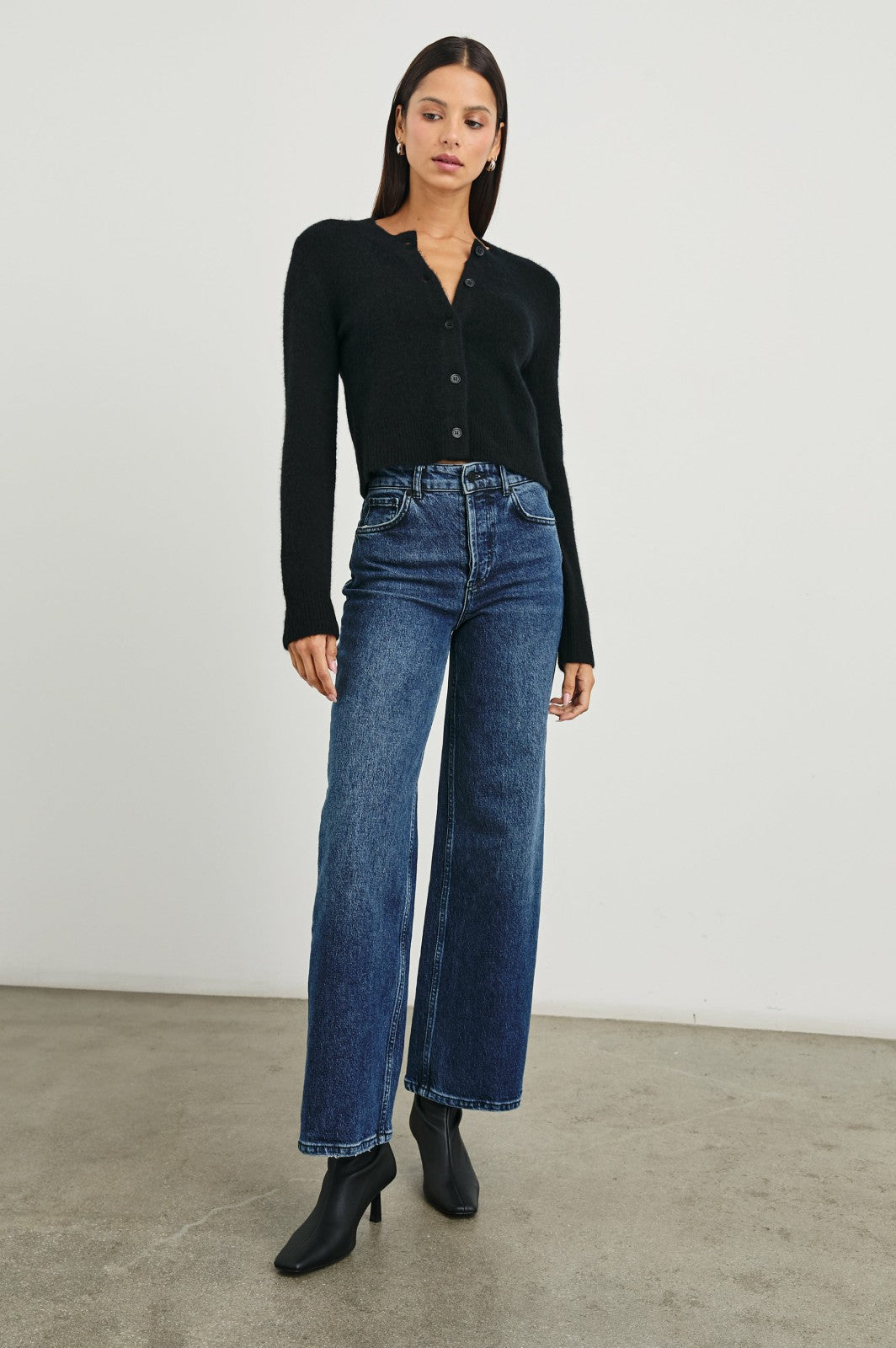 MATILDA CARDIGAN - BLACK| Rails outlet
