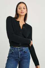 MATILDA CARDIGAN - BLACK| Rails outlet