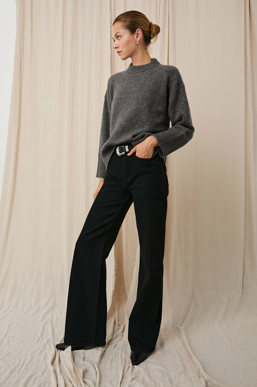 MIRANDA SWEATER - THUNDER| Rails US