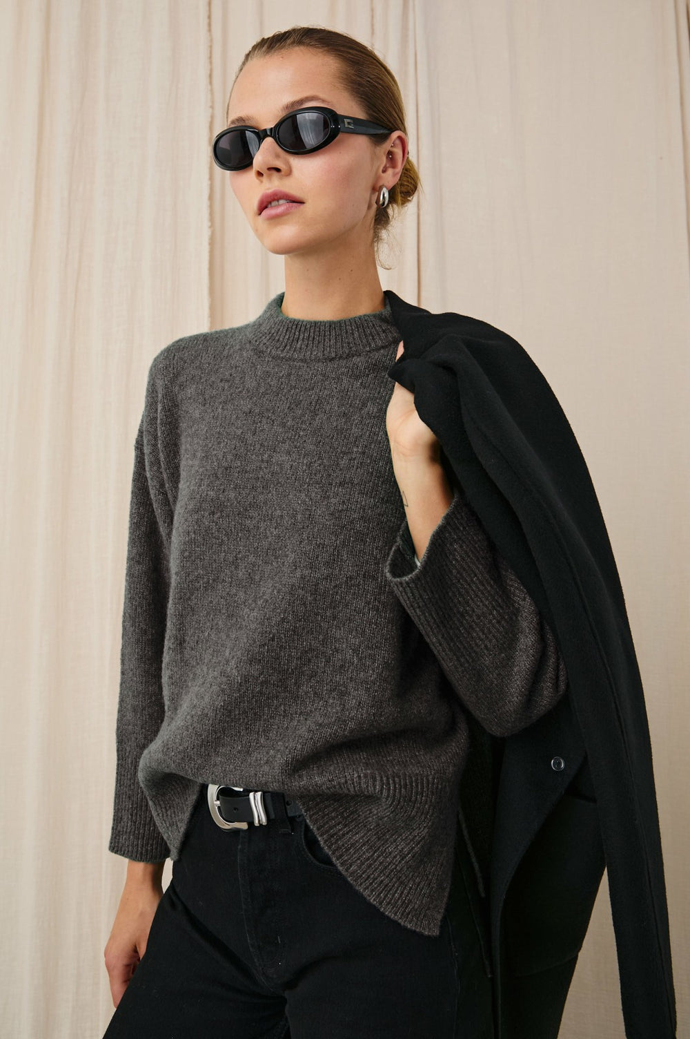 MIRANDA SWEATER - THUNDER| Rails US