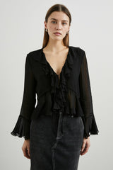 NICOLETTA TOP - BLACK| Rails online