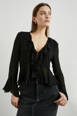 NICOLETTA TOP - BLACK| Rails online
