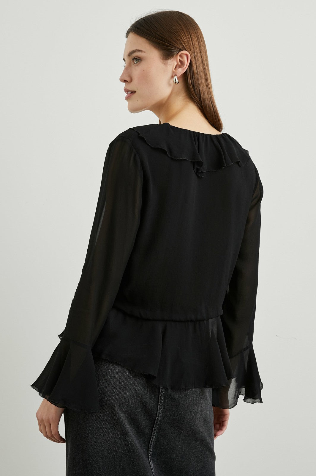 NICOLETTA TOP - BLACK| Rails online