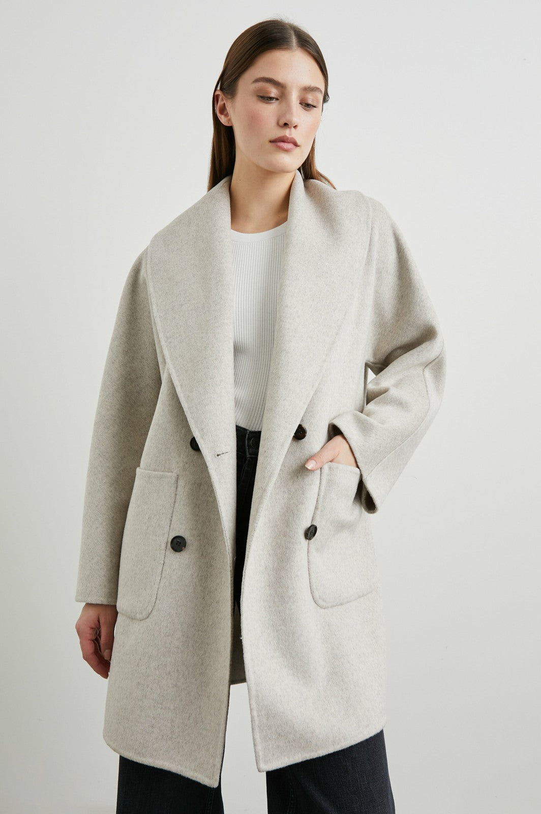 NILY COAT - OATMEAL| Rails online