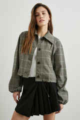 NORTH JACKET - TEAL MULTI CHECK| Rails on sale