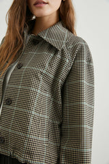 NORTH JACKET - TEAL MULTI CHECK| Rails on sale