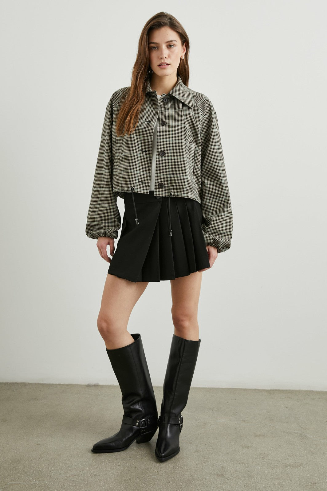NORTH JACKET - TEAL MULTI CHECK| Rails on sale