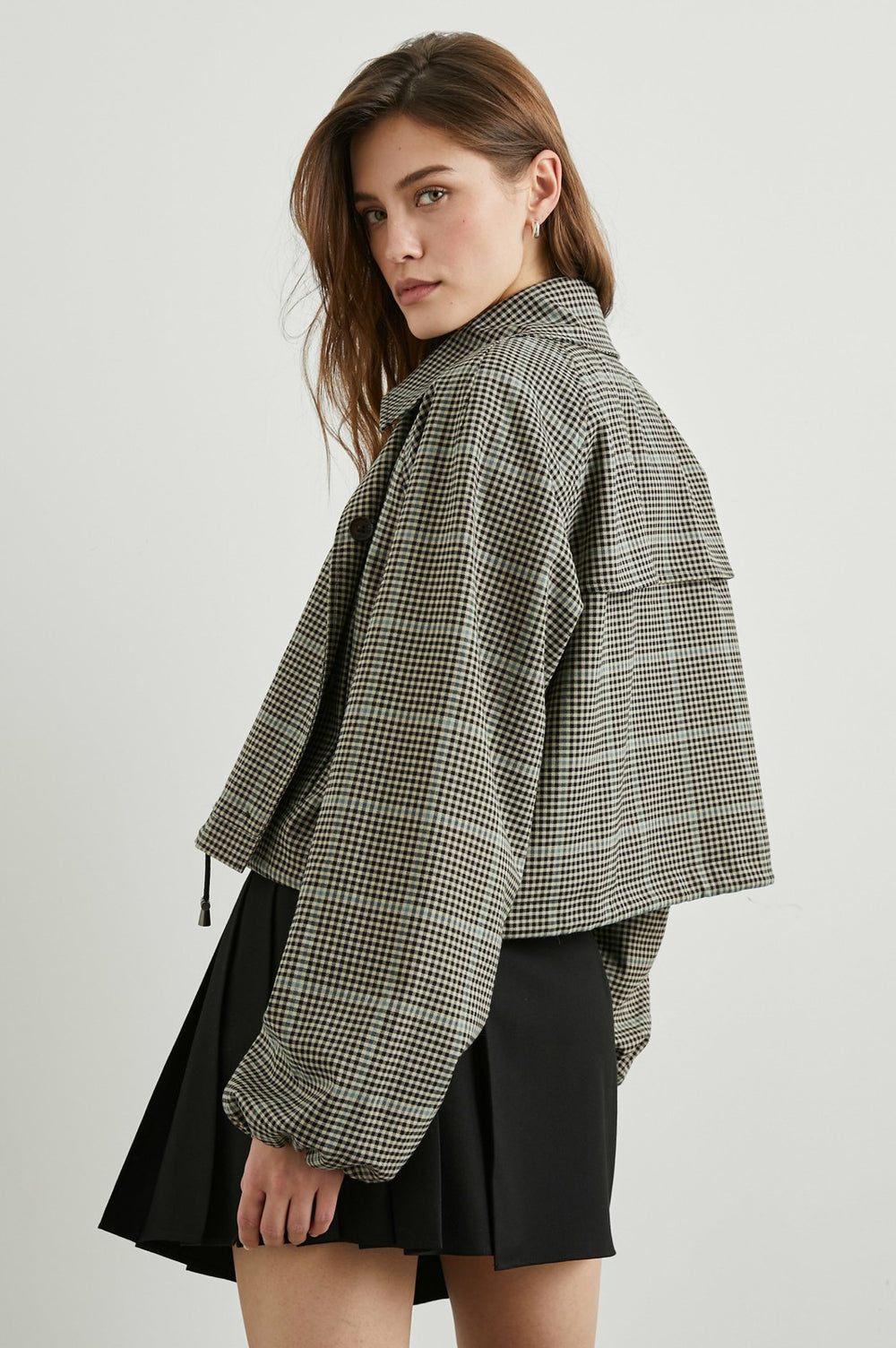 NORTH JACKET - TEAL MULTI CHECK| Rails on sale