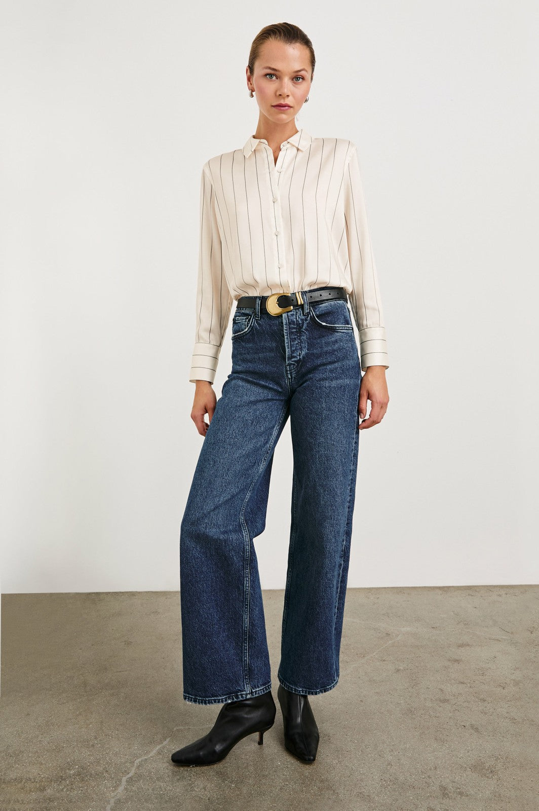 SAIGE SHIRT - BRIXTON STRIPE| Rails on sale