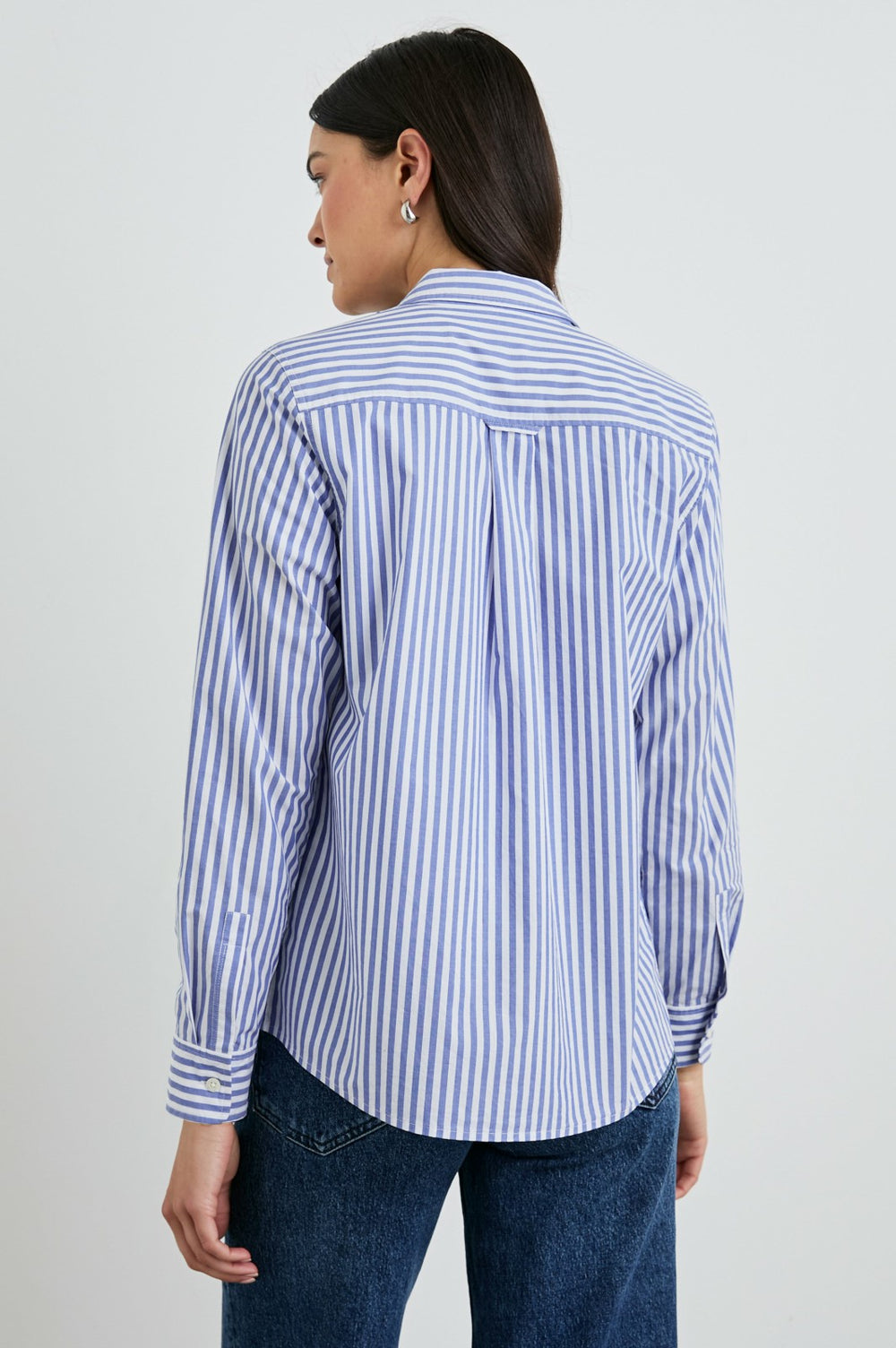 STINA SHIRT - MARINER WHITE STRIPE| Rails US
