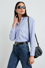 STINA SHIRT - OXFORD WHITE STRIPE| Rails online