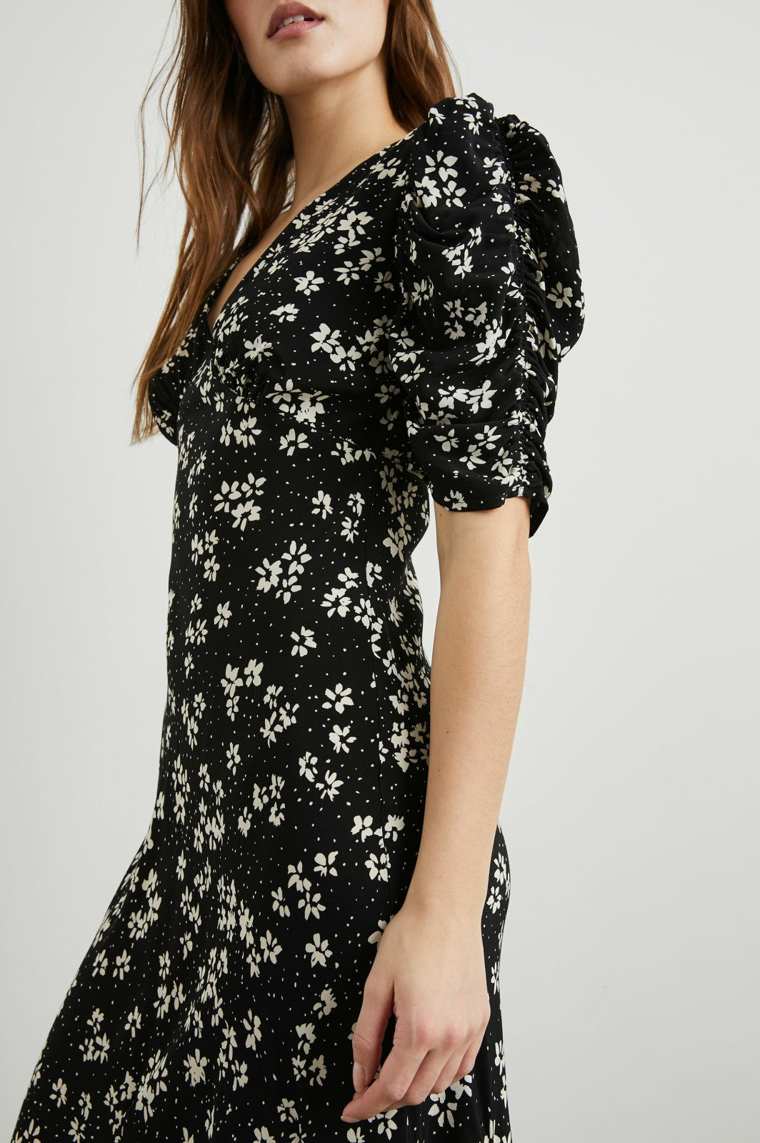 ZARIAH DRESS - NOIR FLORAL| Rails outlet