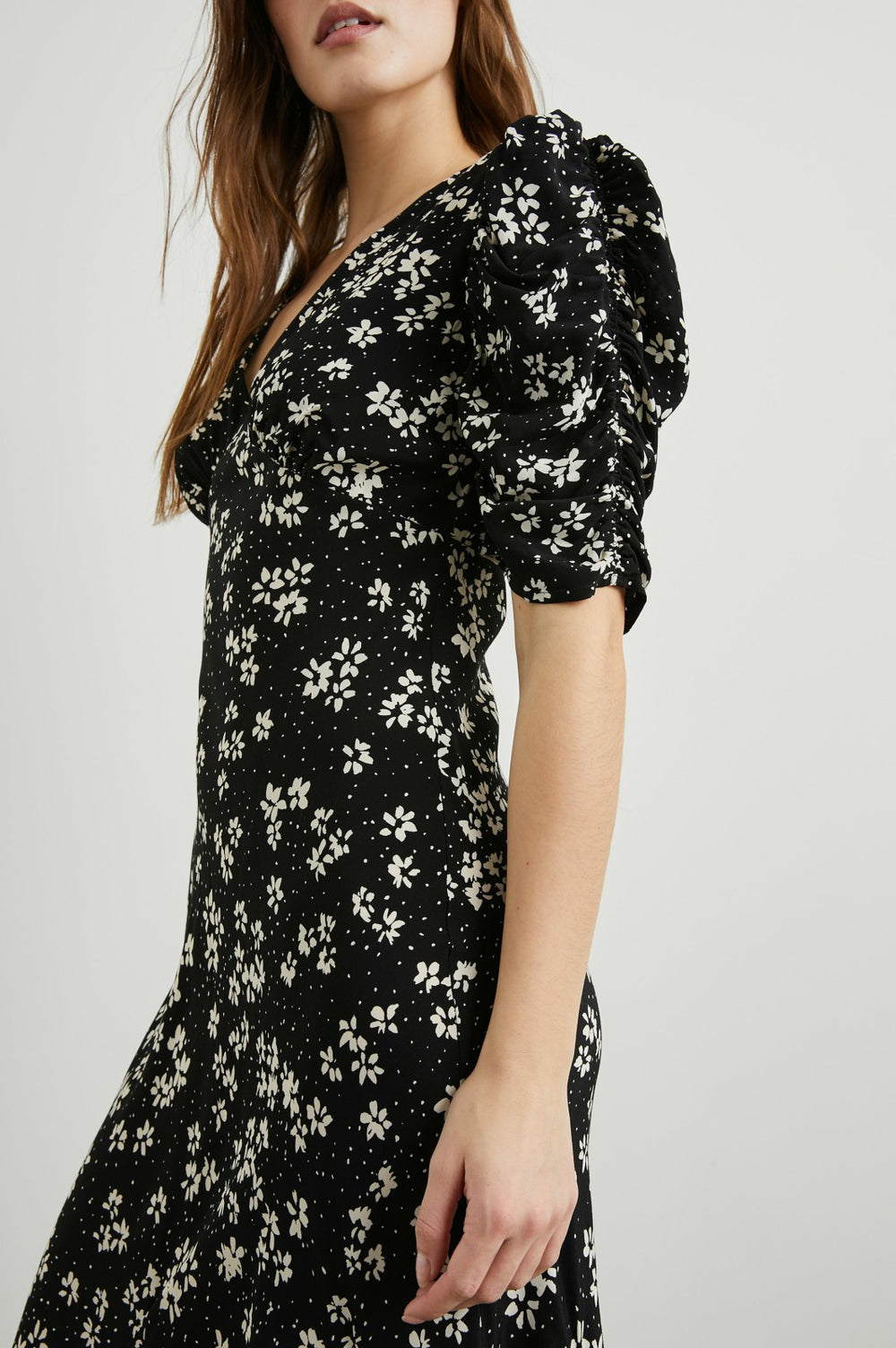 ZARIAH DRESS - NOIR FLORAL| Rails outlet